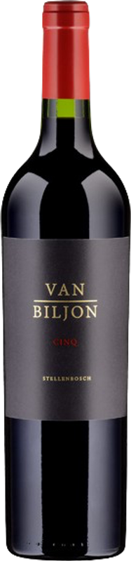 Bouteille de Cinq de Van Biljon Wines