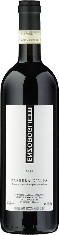 Bottle of Barbera d'Alba DOC from Boglietti Enzo