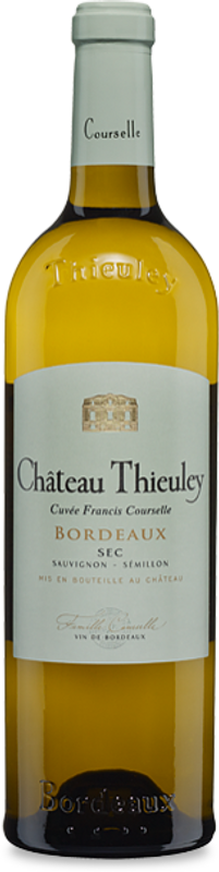Bouteille de Château Thieuley Blanc Cuvée Francis Courselle Bordeaux AC de Château Thieuley