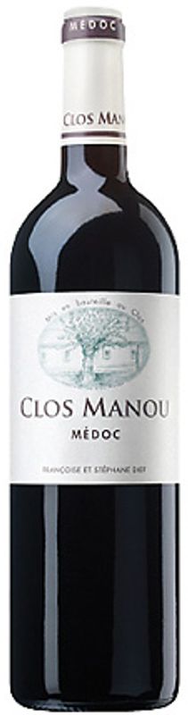 Bouteille de Chateau Clos Manou Medoc AOC de Château Clos Manou