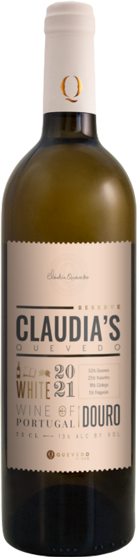 Bottiglia di Claudia's White di Quevedo