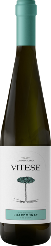 Bottle of Vitese Chardonnay Sicilia DOC from Colomba Bianca