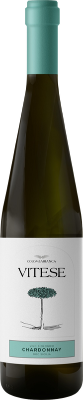 Bouteille de Vitese Chardonnay Sicilia DOC de Colomba Bianca