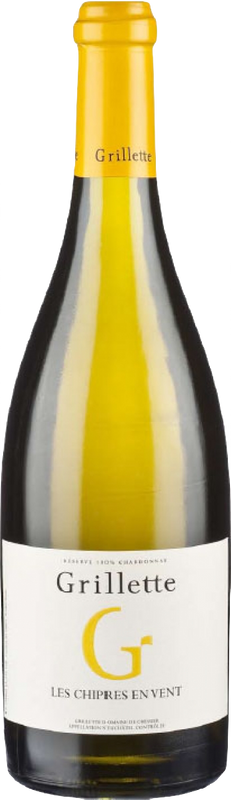 Flasche Les Chipres en Vent Chardonnay AOC von Grillette Domaine De Cressier