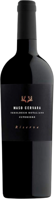 Bottle of Maso Cervara Teroldego Rotaliano DOC Superiore Riserva from Cavit