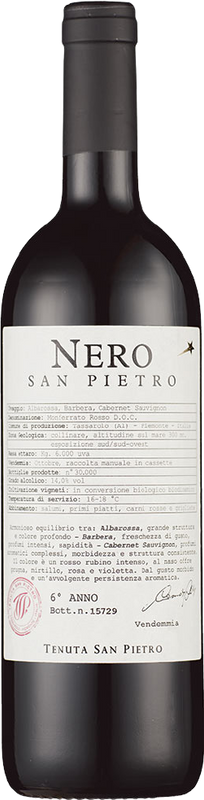 Bouteille de Nero de Tenuta San Pietro