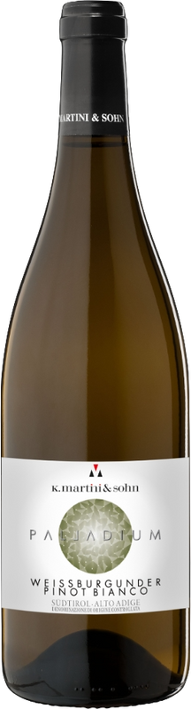 Bottle of Pinot Bianco Palladium DOC from Martini & Sohn
