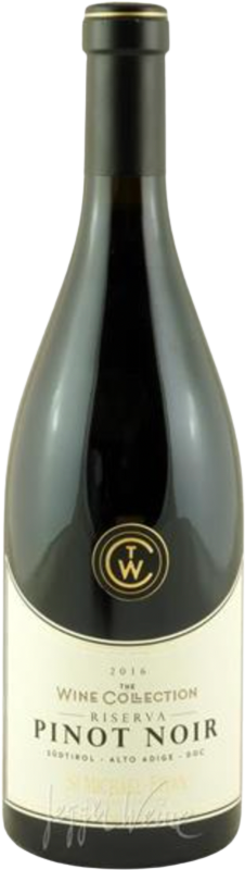 Bottiglia di The Wine Collection Pinot Noir Riserva DOC di Kellerei St-Michael