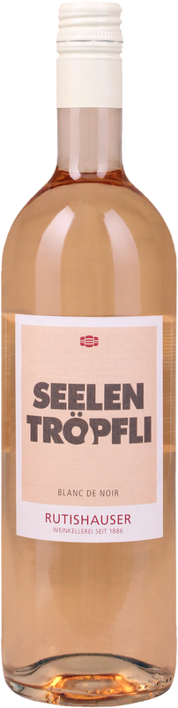 Flasche Seelentropfli Blanc de Noir von Rutishauser-Divino