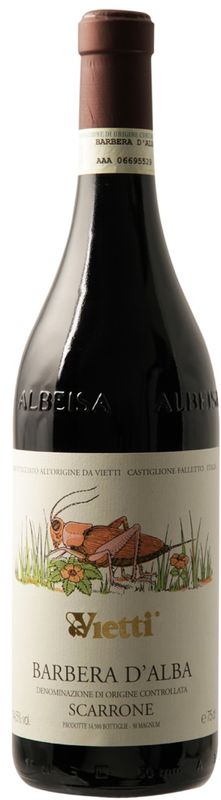 Bouteille de Barbera d'Alba DOC Scarrone de Cantina Vietti