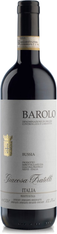 Bottle of Barolo Bussia DOCG from Giacosa Fratelli