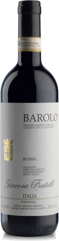 Bottiglia di Barolo Bussia DOCG di Giacosa Fratelli