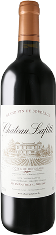 Bottiglia di Château Lafitte Côtes de Bordeaux AOC di Château Lafitte