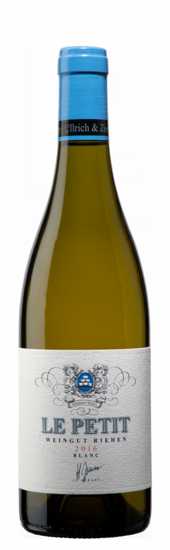Bottle of Pinot Blanc Le Petit AOC Baselstadt from Weingut Riehen