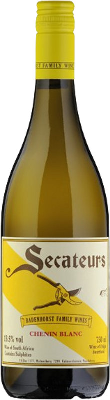 Bottiglia di Secateurs Chenin Blanc di A.A. Badenhorst Wines