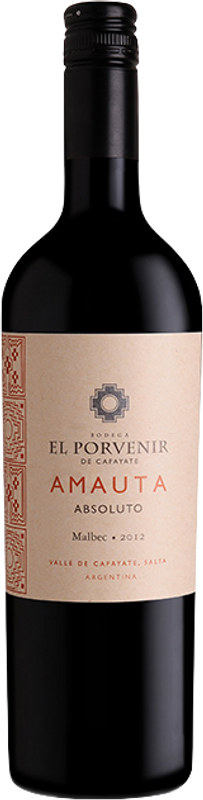 Bottle of Amauta Absoluto Malbec El Porvenir from Bodegas El Porvenir
