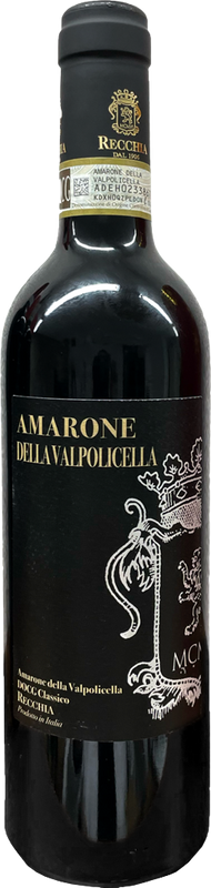 Bottle of Amarone della Valpolicella DOCG from Recchia