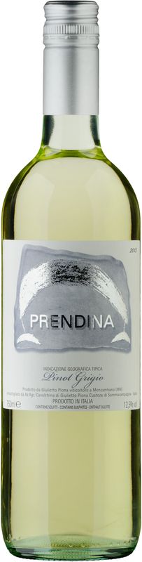 Bottiglia di Pinot Grigio DOC Garda di La Prendina