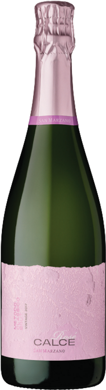 Bottiglia di Calce Rose Spumante Metodo Classico Brut di Cantine San Marzano