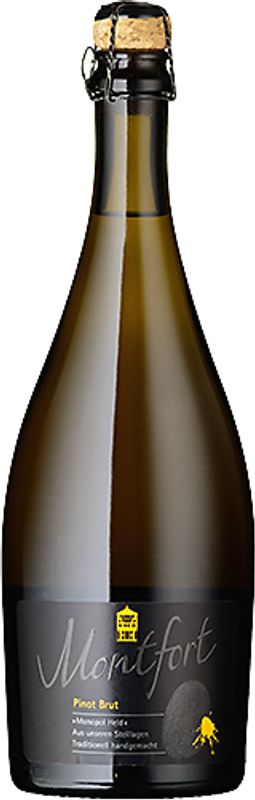 Bottle of Monfort Pinot Brut Sekt from Weingut Disibodenberg