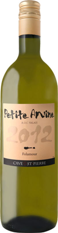 Bottiglia di Folamour Petite Arvine du Valais AOC di Saint-Pierre