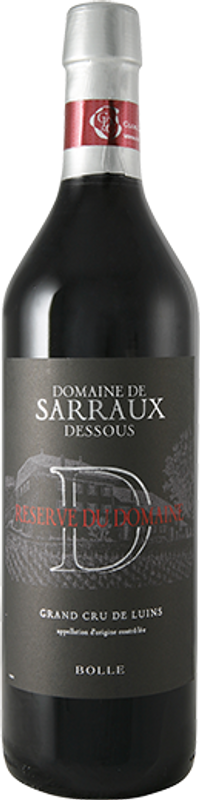 Bouteille de Domaine de Sarraux-Dessous Reserve Grand Cru Luins AOC de Bolle