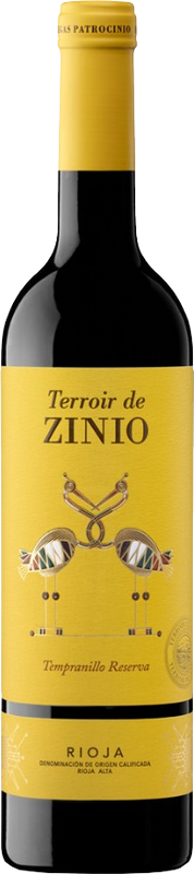Bottiglia di Bodegas ZinioTerroir de Zinio Reserva Rioja DOCa di ZINIO Bodegas