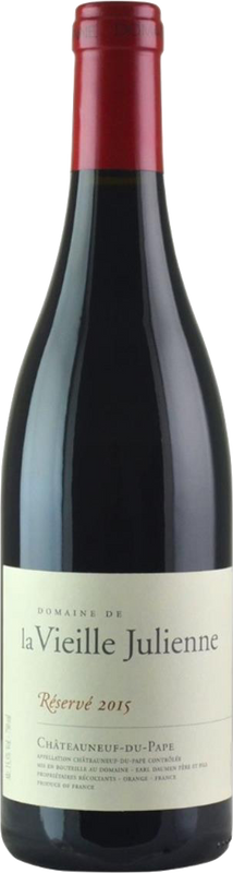 Bottiglia di Châteauneuf du Pape Réserve di Domaine de la Vieille Julienne