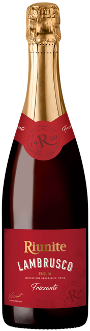 Image of Cantine Riunite Lambrusco Vino Rosso Frizzante - 75cl - Emilia-Romagna, Italien bei Flaschenpost.ch