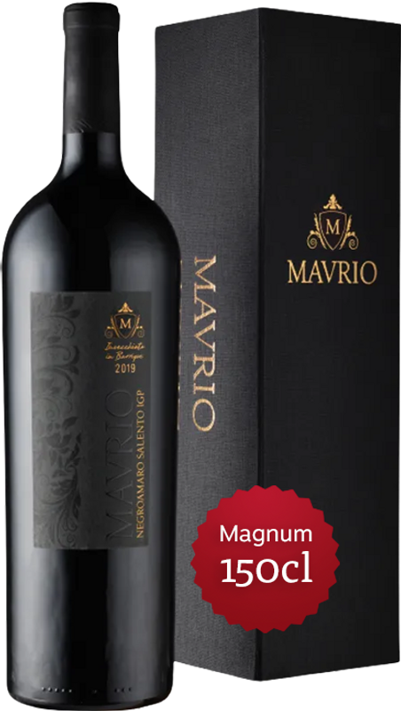 Bottle of Negroamaro di Salento IGT from Mavrio