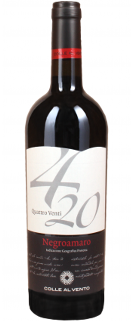 Image of Alibrianza Colle al Vento 4/20 Negroamaro Salento IGP - 75cl - Apulien, Italien bei Flaschenpost.ch