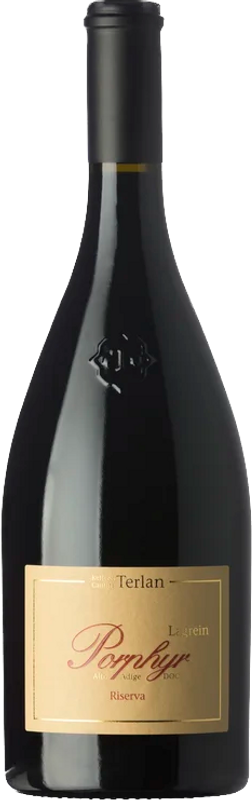 Bottiglia di Lagrein Riserva Porphyr Alto Adige DOC di Terlan