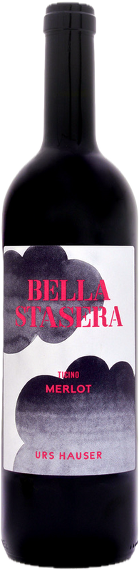 Flasche Bella Stasera Merlot del Ticino DOC von Cantina Urs Hauser