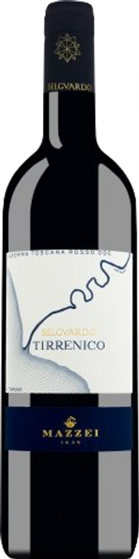 Bouteille de Tirrenico DOC Rosso Maremma Toscana Mazzei de Marchesi Mazzei