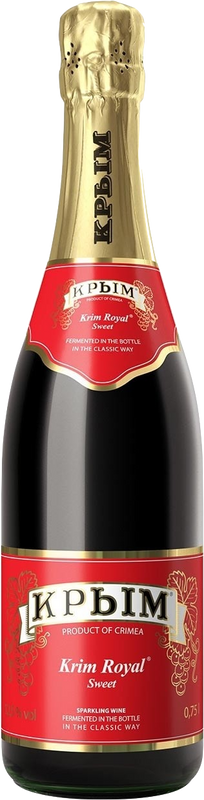 Bottiglia di Krimsekt Rot Krim Royal Sweet di CJSC
