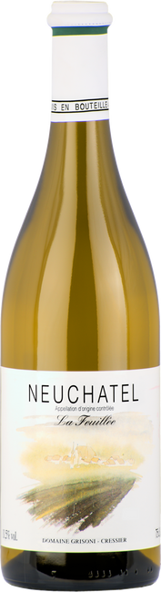 Image of Domaine Grisoni La Feuillée blanc Neuchâtel AOC - 75cl - Neuenburg, Schweiz bei Flaschenpost.ch