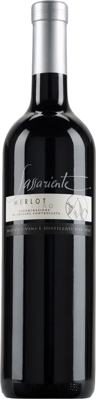 Bottle of Merlot del Ticino DOC Sassariente from Fratelli Matasci