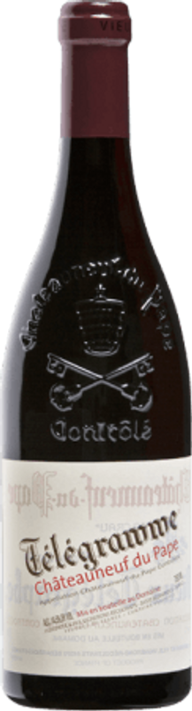 Flasche Télégramme Châteauneuf-du-Pape AOC von Famille Brunier, Dom. Vieux Télégraphe