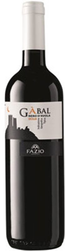 Bouteille de Sicilia DOC Nero d'Avola Gabal de Casa Vinicola Fazio