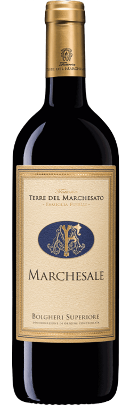 Bouteille de Marchesale Bolgheri Superiore DOC de Terre del Marchesato