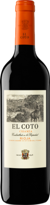 Bottle of El Coto Rioja Crianza DOCa from El Coto de Rioja