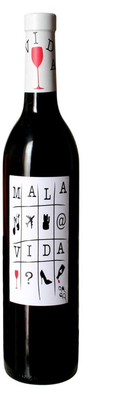 Bottiglia di Mala Vida tinto Valencia DO di Bodegas Antonio Arráez
