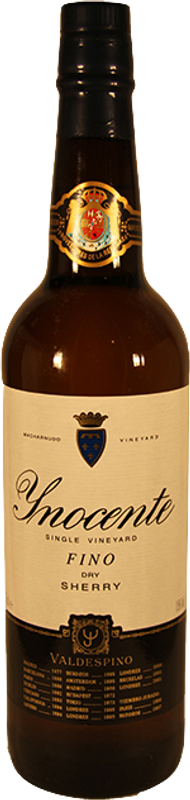 Bottle of El Fino Inocente Valdespino Fino DO Jerez from Valdespino S.A.