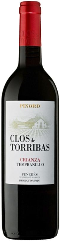 Bottiglia di Penedes DO Tempranillo Crianza Clos de Torribas di Pinord