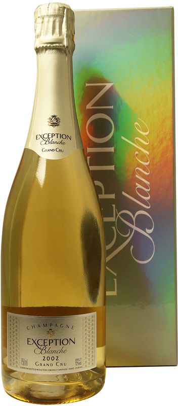 Bottle of Champagne Grand Cru Exception Blanche brut from Champagne Mailly