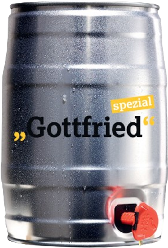 Flasche Gottfried Spezial Bier von Gottfried