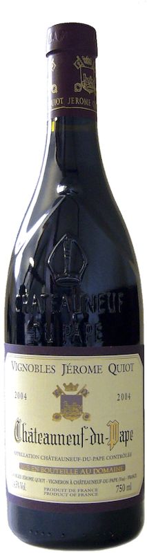 Bouteille de Chateauneuf-du-Pape a.c. de Vignobles J. Quiot