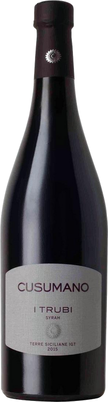 Bottiglia di I Trubi Syrah Terre Siciliane IGT di Cusumano