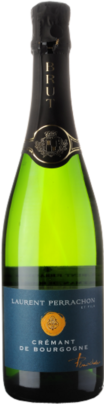 Bottle of Crémant de Bourgogne Blanc de Blanc brut from Domaine Laurent Perrachon & Fils