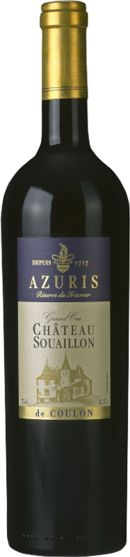 Bouteille de Château Souaillon Azuris AOC de Laurent de Coulon